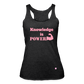 Women’s Tri-Blend Racerback Tank - heather black