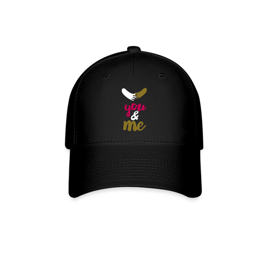 You & Me Baseball Cap - black