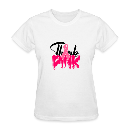 Think Pink Women's T-Shirt - white