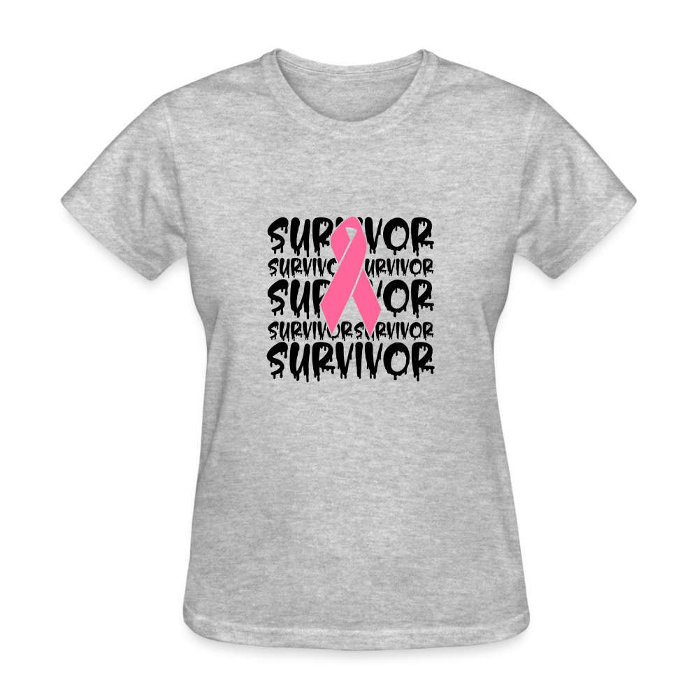 Survivor Women's T-Shirt - heather gray