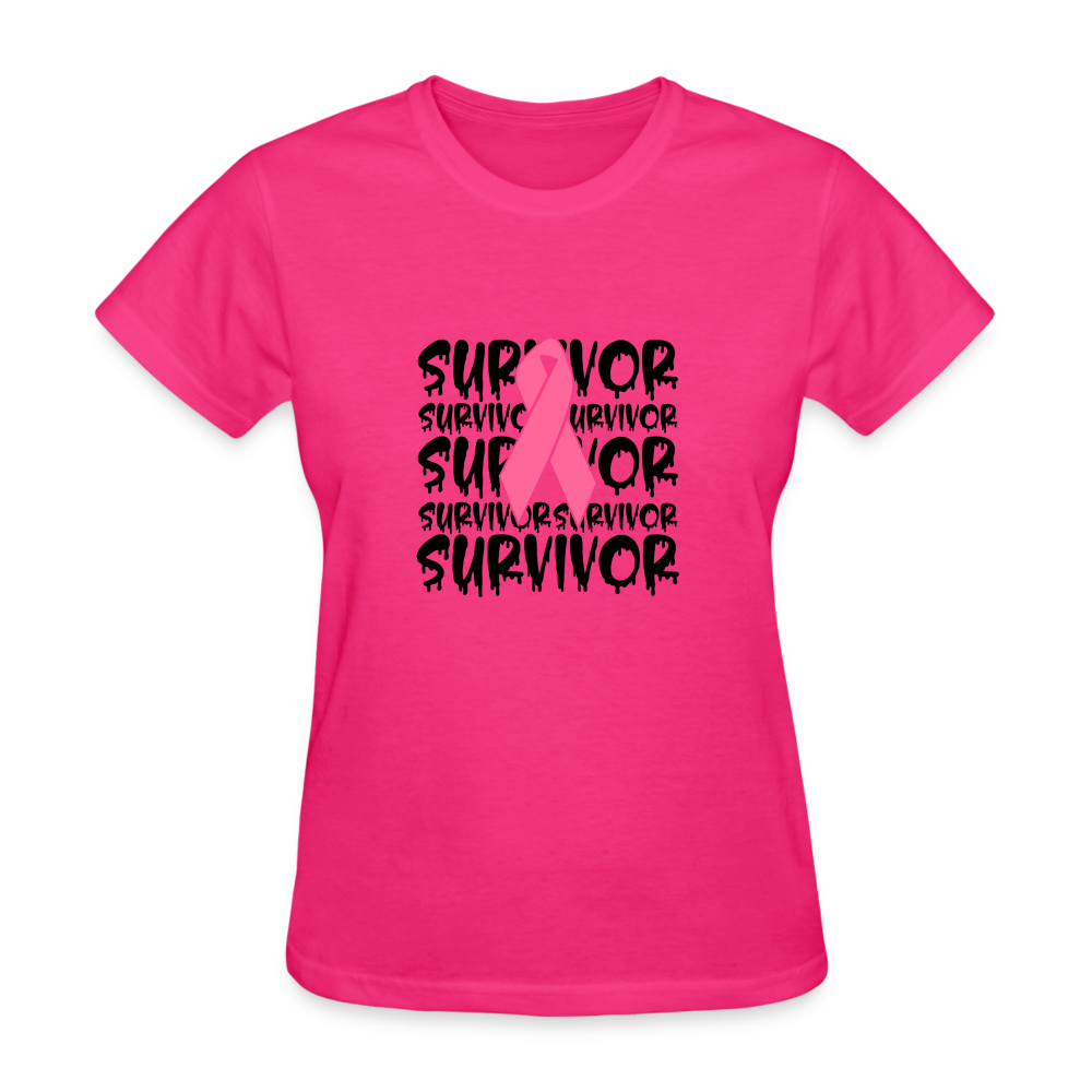 Survivor Women's T-Shirt - fuchsia