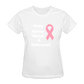 Every Ribbon Makes A Difference T-Shirt Women's T-Shirt - white