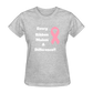 Every Ribbon Makes A Difference T-Shirt Women's T-Shirt - heather gray