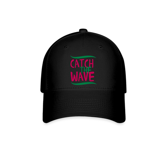 Catch The Wave Baseball Cap - black