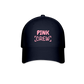 Pink Crew Baseball Cap - navy