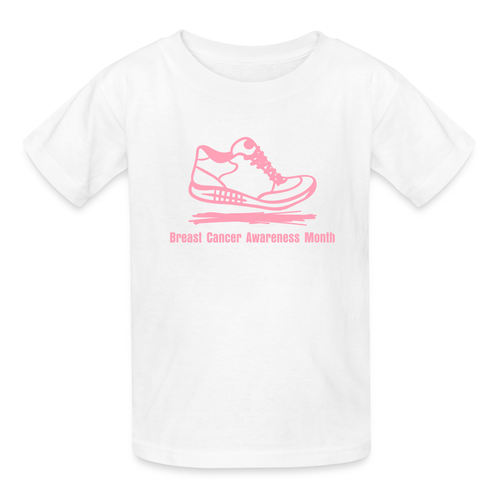 Breast Cancer Awareness Month Kids' T-Shirt - white