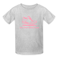 Breast Cancer Awareness Month Kids' T-Shirt - heather gray