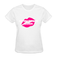 KISS BREAST CANCER GOODBYE Women's Relaxed Fit T-Shirt - white