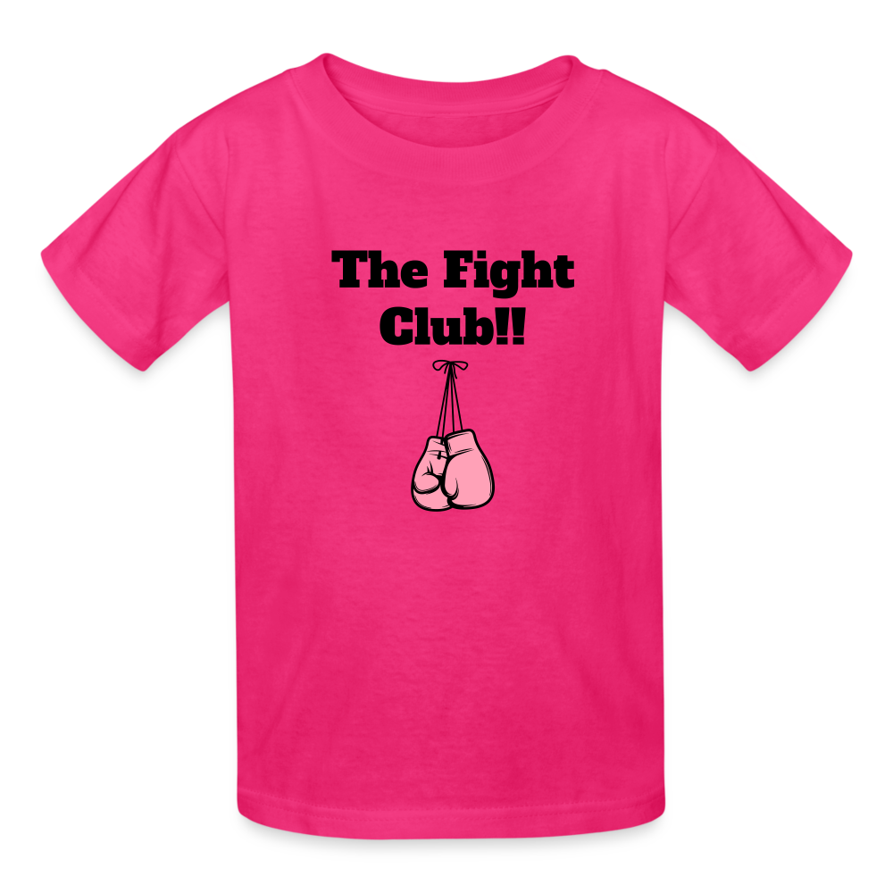 The Fight Club Kids T-Shirt - fuchsia