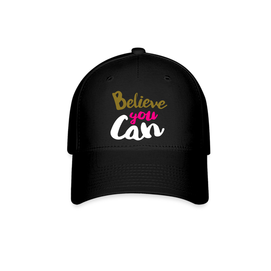 Believe You Can Baseball Cap - black