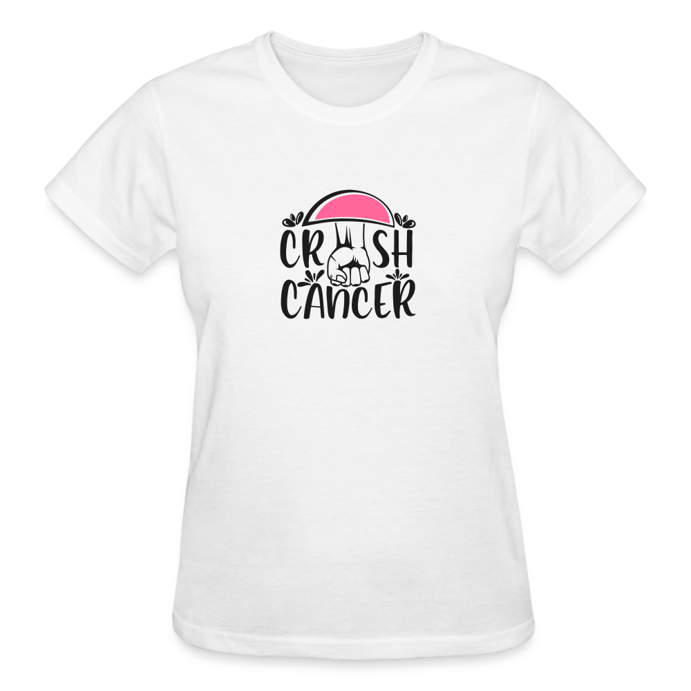 Crush Cancer Women's T- Shirt - white