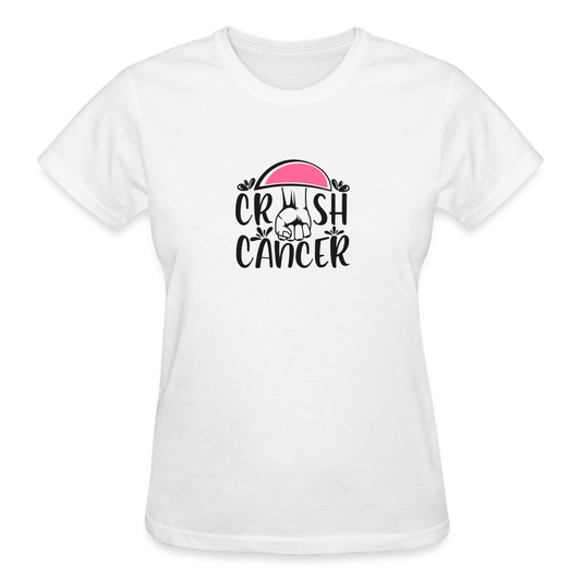 Crush Cancer Women's T- Shirt - white