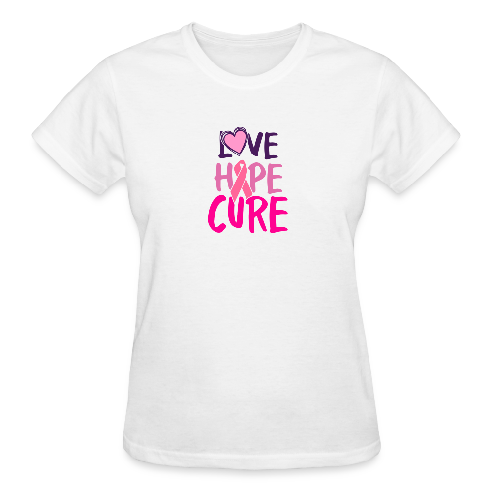 Love Hope Cure Women's T- Shirt - white