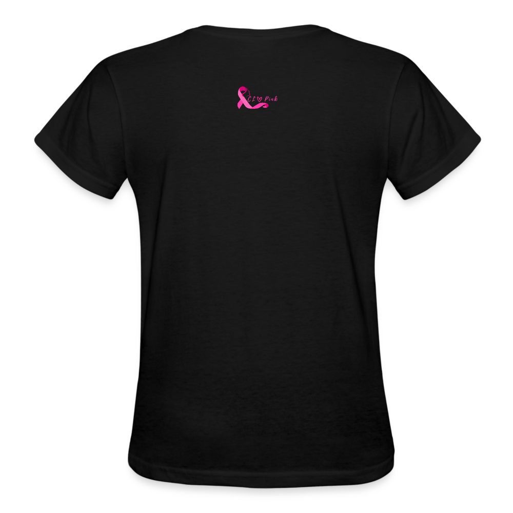 Stronger Than Cancer Women's T- Shirt - black