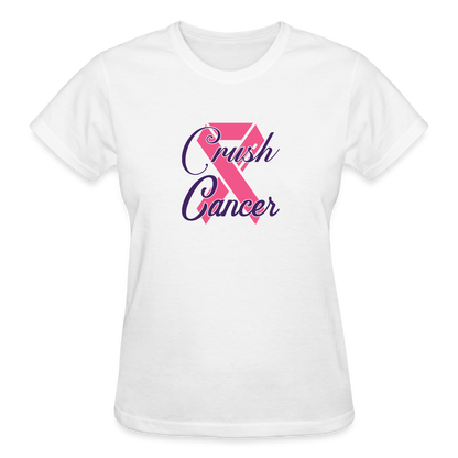 Crush Cancer Women's T - Shirt - white