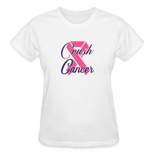 Crush Cancer Women's T - Shirt - white