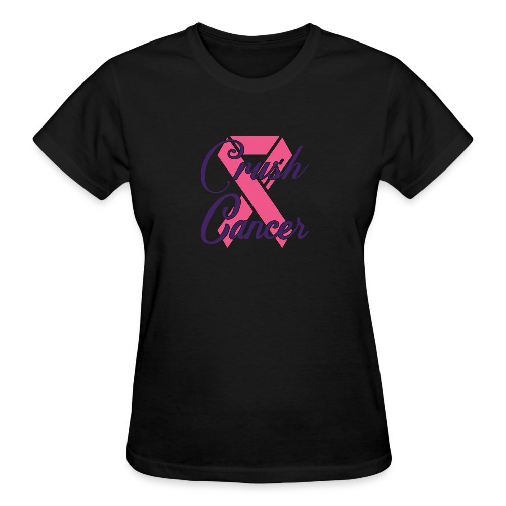 Crush Cancer Women's T - Shirt - black