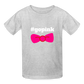 #gopink Kids T-Shirt - heather gray