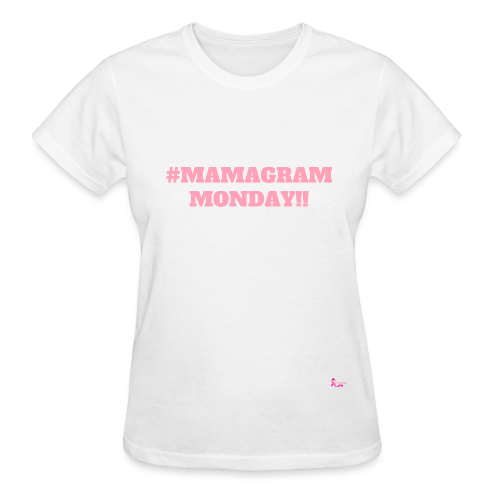 #MAMAGRAM MONDAY Women's Relaxed Fit T-Shirt - white